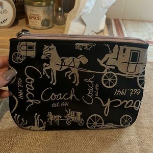 Coach make up pouch